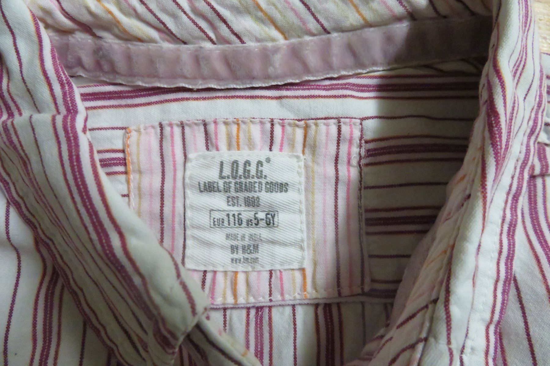 H&M Camicie, T-shirt & Polo: Hemd in Gr. 116 – Usato da Steckborn venduto da Bibendum02 1