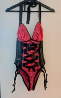 Body Bordo mit Pailletten Gr. S/M Neu!