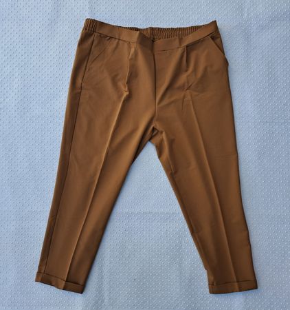 Braune elegante Freizeithose JANINA Gr. XXL/48