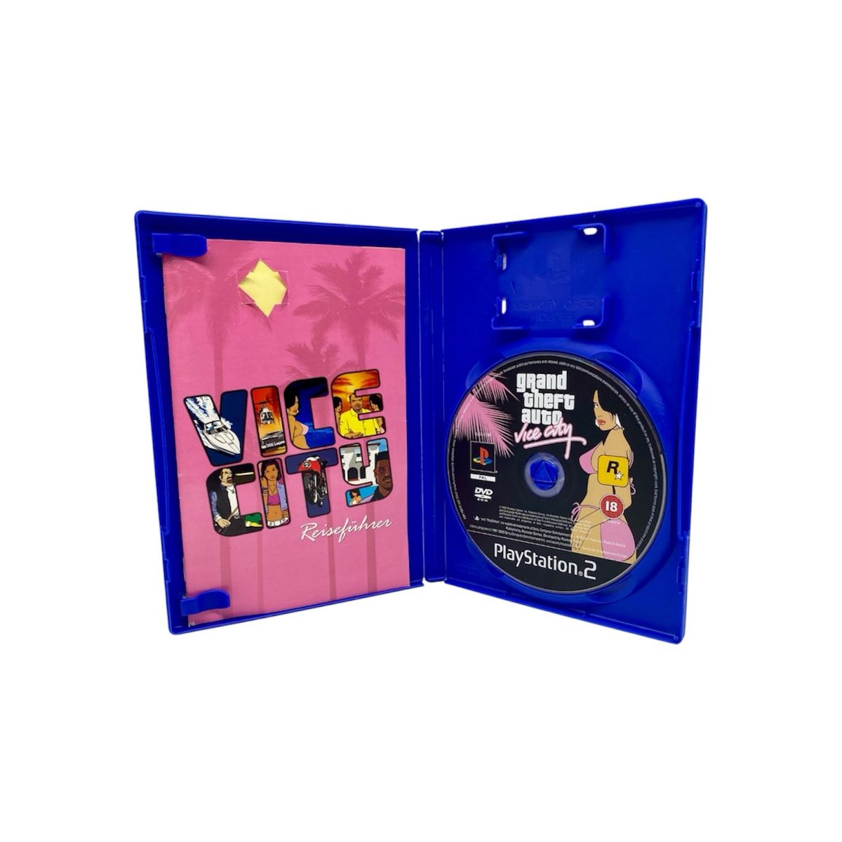 GRAND THEFT AUTO Game BUNDLE PS2 GTA Vice City & GTA 3 III Complete