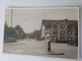 Antike Ansichtskarte Binningen Hauptstrasse R21