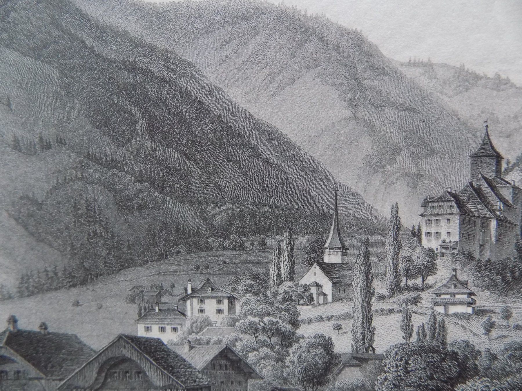 Incisioni: Das alte Schloss Wimmis – Usato da Risch venduto da Antikfee 4