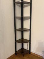 2 Eckregale aus Holz und Metall, 5 Böden, top Zustand!