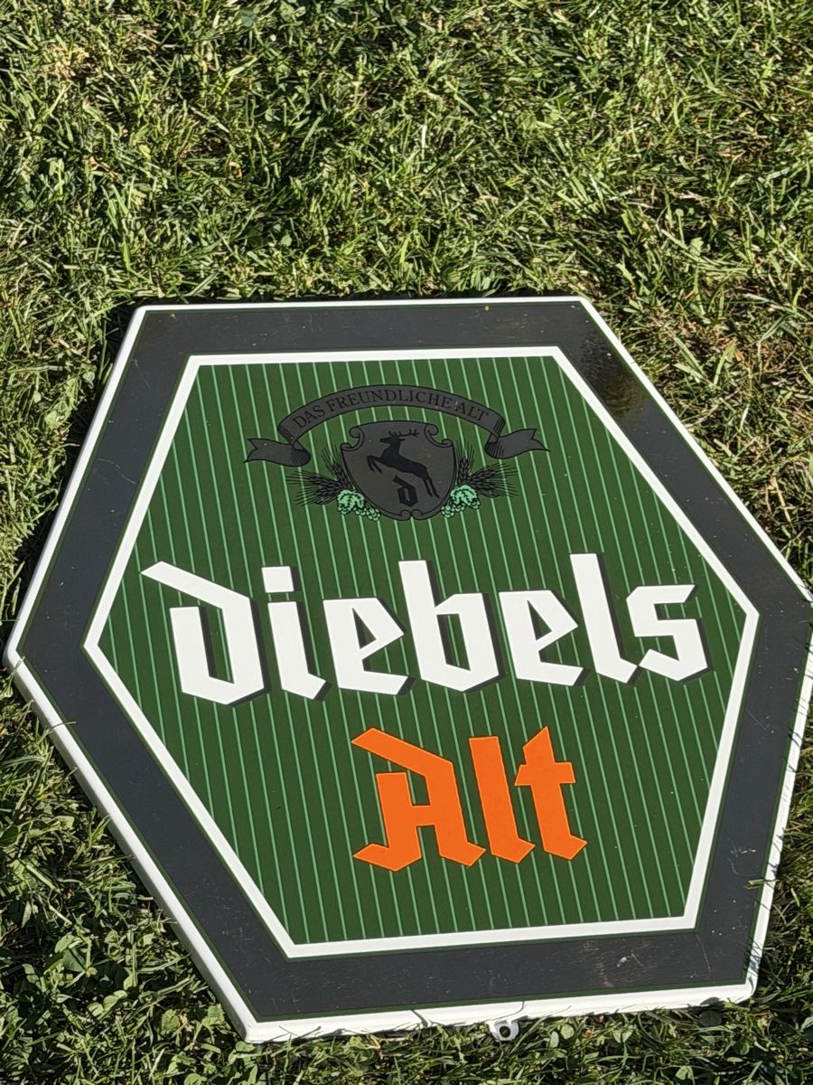 Insegne: 2 Stk Emailschild Diebels ALT Bier Emailschilder – Usato da Deitingen venduto da Himhip 2