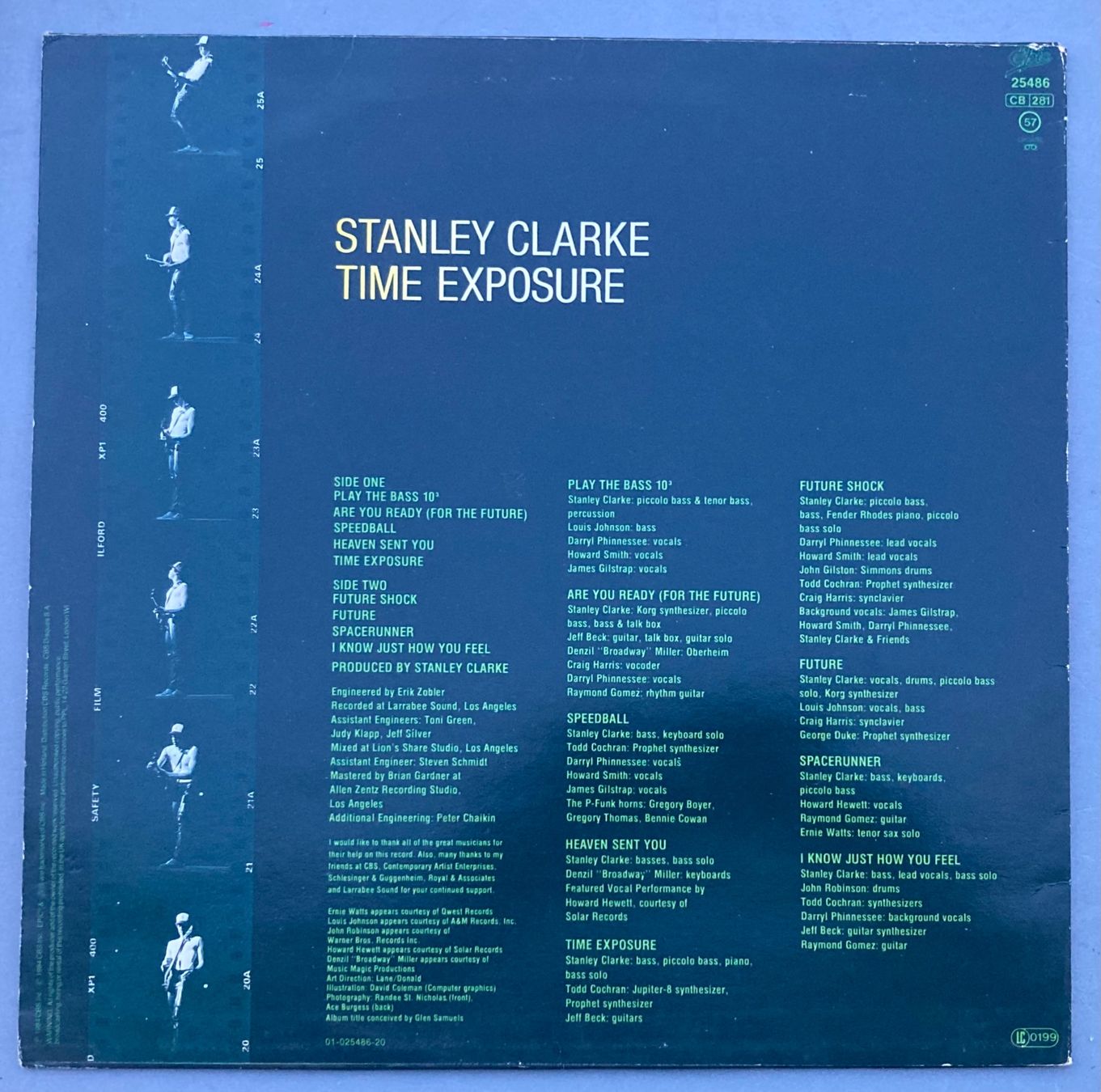 Schallplatten: STANLEY CLARKE - TIME EXPLOSURE – Gebraucht aus Poliez-Pittet von Newtown-Records 1