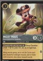 TCG Disney LORCANA DIE TINTENLANDE De 181 Micky Maus - Uners