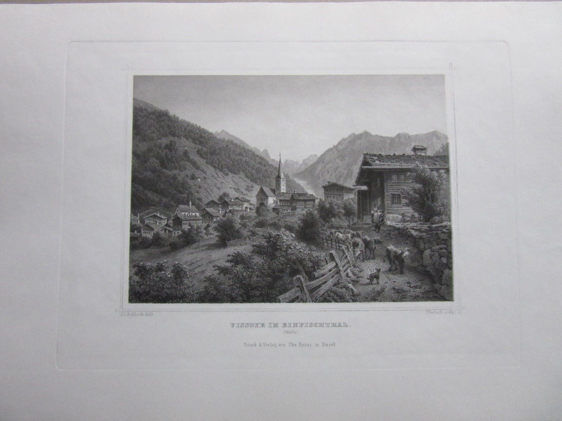 Incisioni: EIFISCHTAL STAHLSTICH – Usato da Gersau venduto da grafik-kunst 2