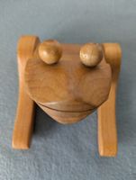 Holz Frosch - Handarbeit Unikat