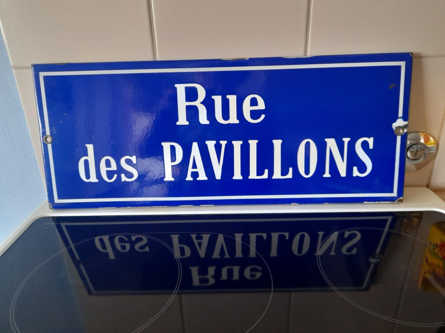 Schilder: Plaque de rue authentique de Genève – Gebraucht aus Bernex von djg_8p95