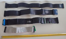 Lot mit 4 E-IDE / IDE-Flachbandkabel / Floppy-Kabel /  B