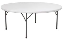 Buffet table round foldable, max. load: 250 kg, ⌀1800x(H)740
