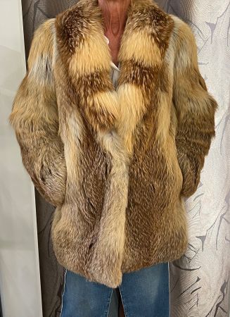 echter Fuchs- Pelz-Mantel Gr. 36