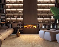 Cheminée électrique décorative - Ambiance chaleureuse 🔥(58)