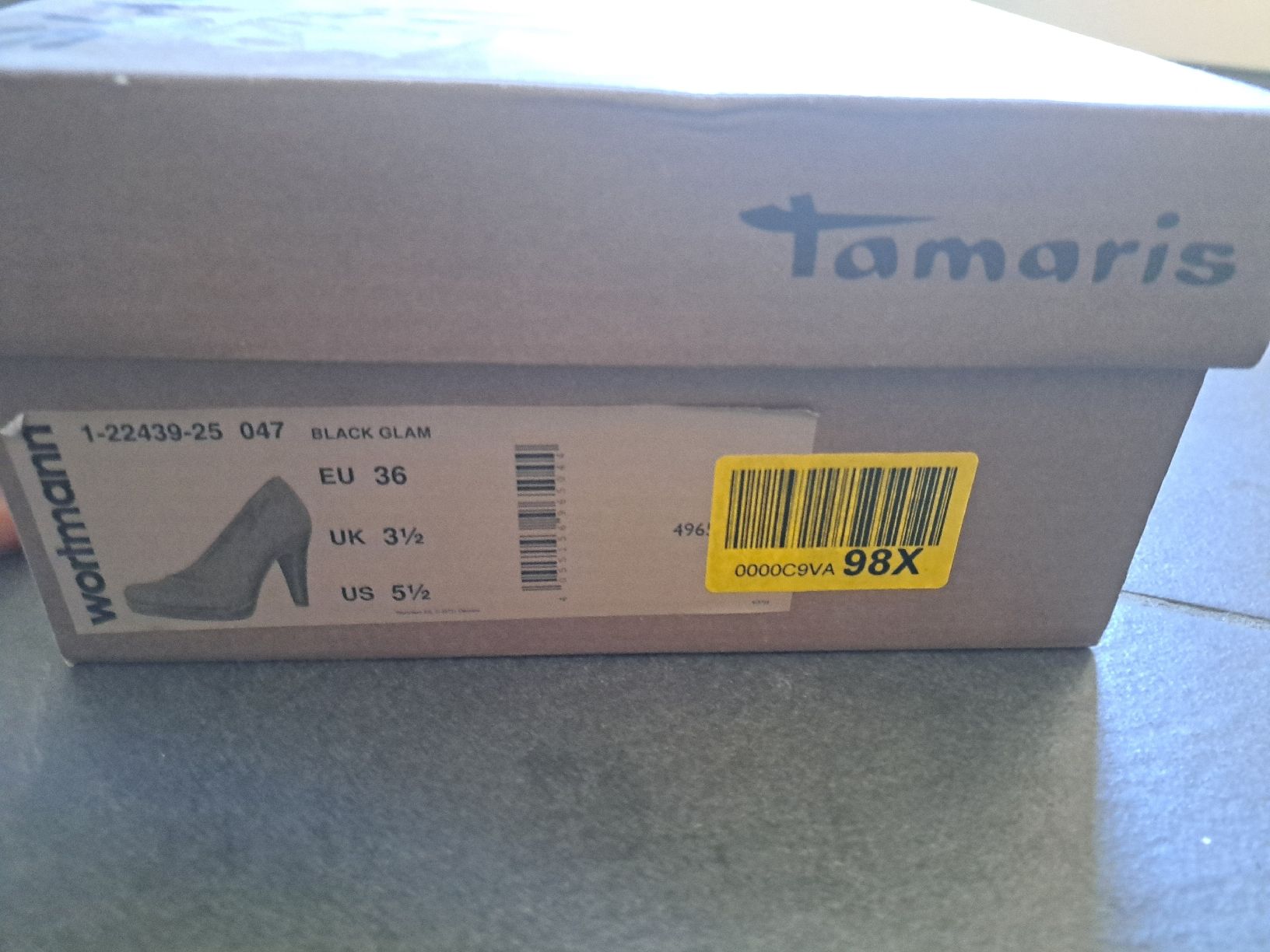 Tamaris Damenschuhe: Tamaris Pumps schwarz glitzernd Gr. 36  – Gebraucht aus Zell LU von starlight_ 2