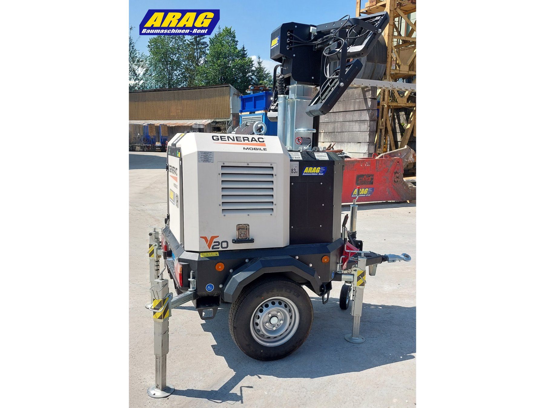 Lampade: Generac V20 Baustellenbeleuchtung – Usato da Hasle LU venduto da Arag08 1