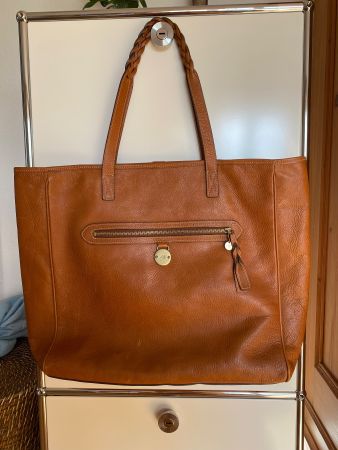 Mulberry Shopper, Leder, cognac