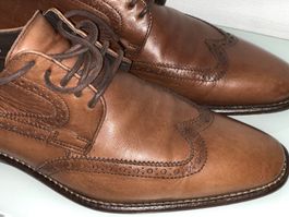 Lloyd Schnürschuhe Business Anzug braun Gr. 40,5-41 Neuw.