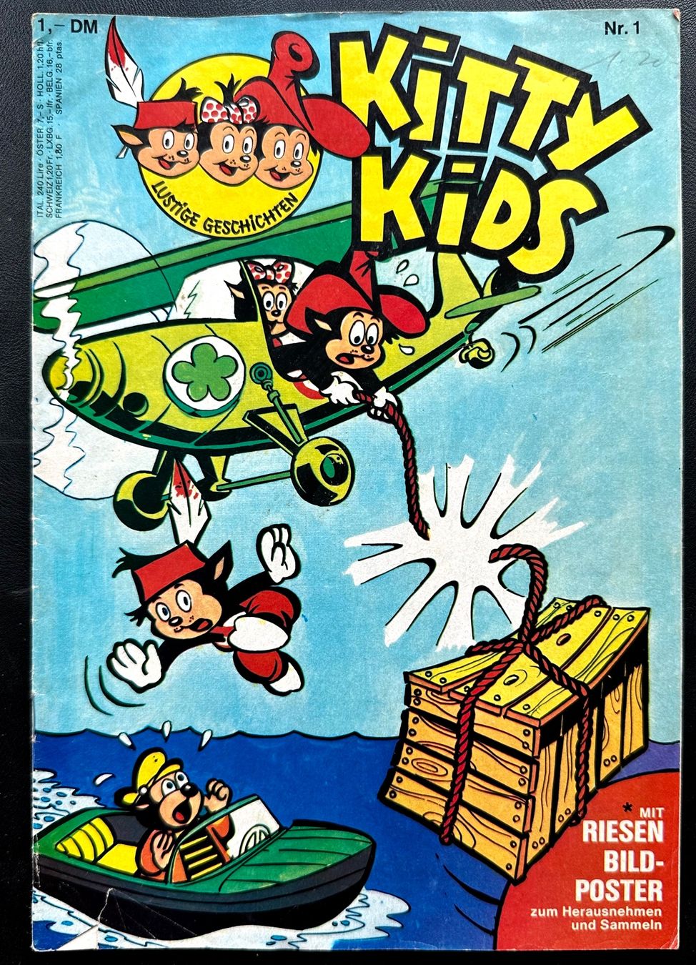 Fumetti: Kitty Kids Nr. 1, 1962, hunderte Comics eingestellt – Usato da Seltisberg venduto da quadartswiss