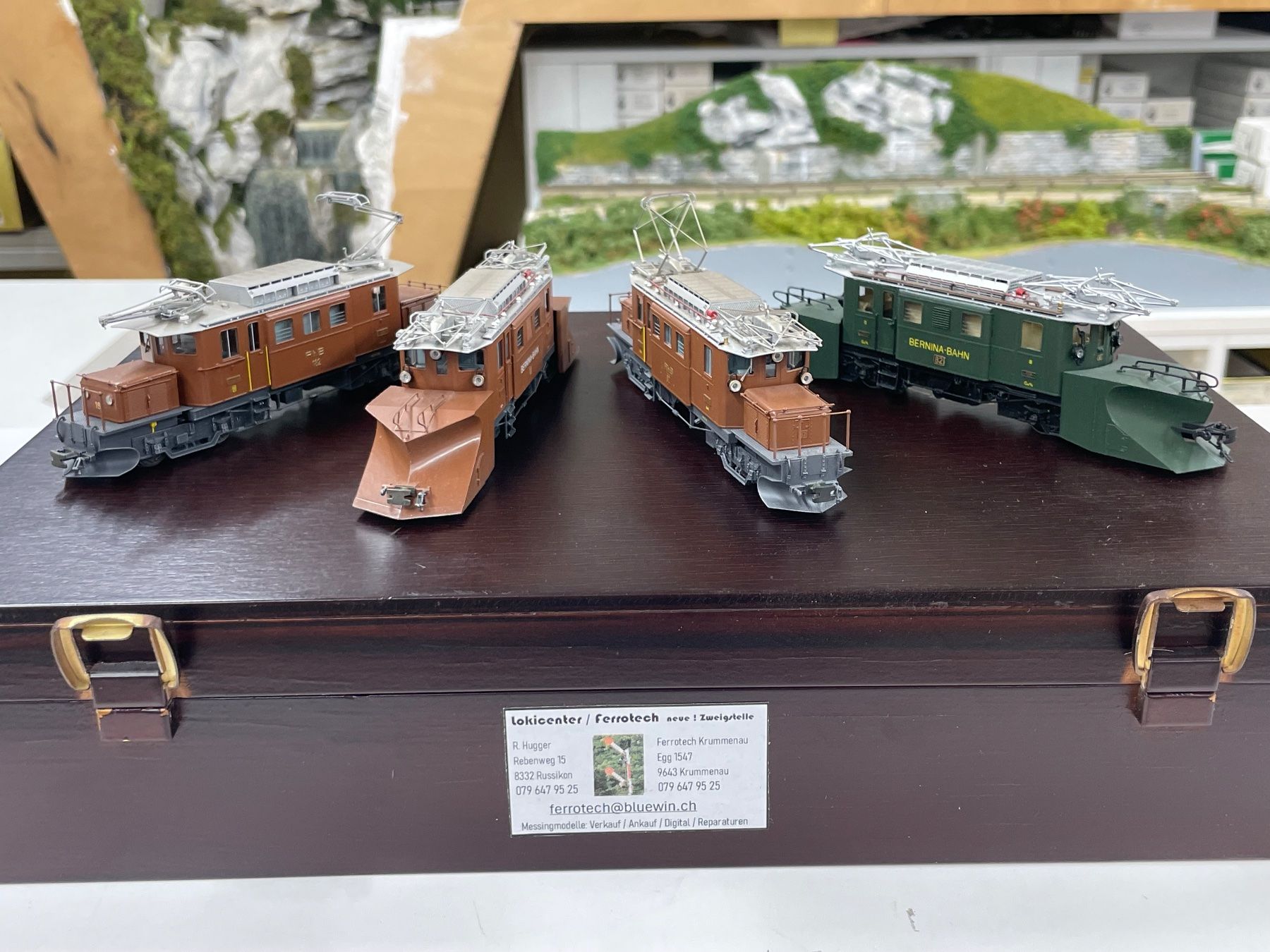 Ferro-suisse Modellini di ferrovie: Ferro Suisse, Bernina Set - C – Nuovo (secondo la descrizione) da Krummenau venduto da ferrotech 9