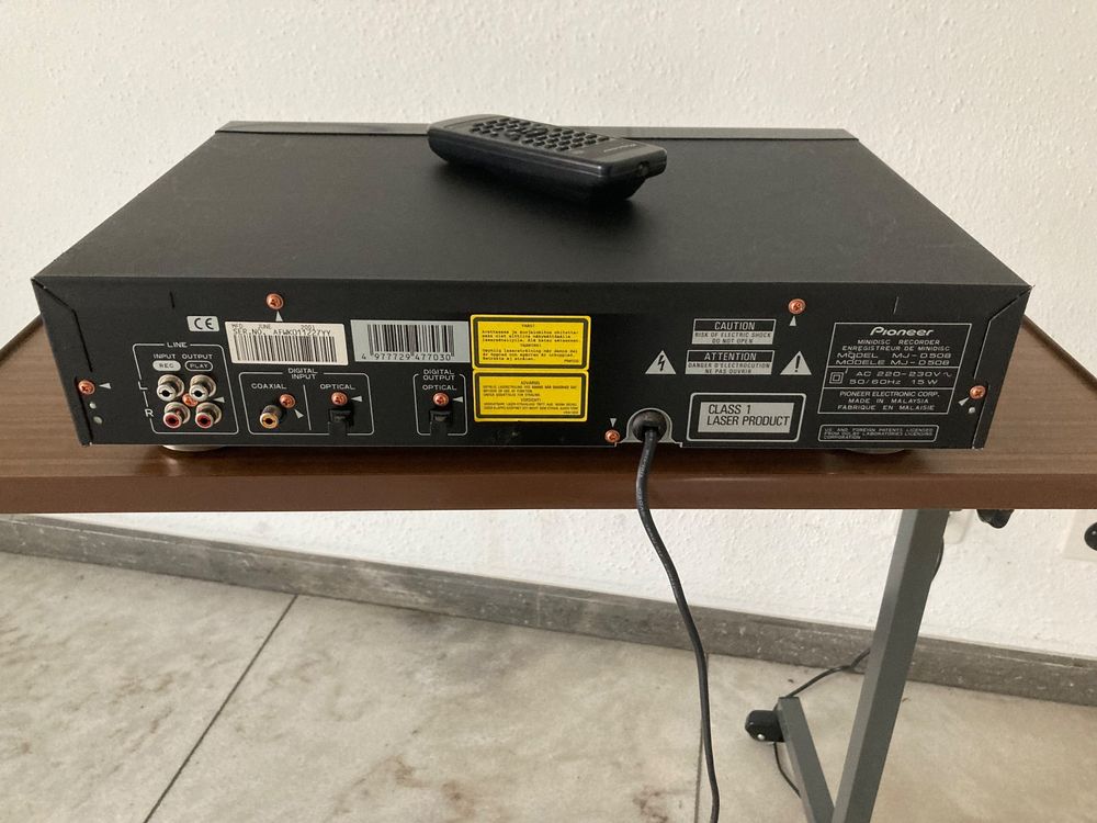 Pioneer Minidisc Recorder MJ-D508 mit Fernbedienung | Kaufen auf Ricardo