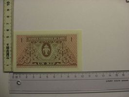 Alte Banknote aus Laos