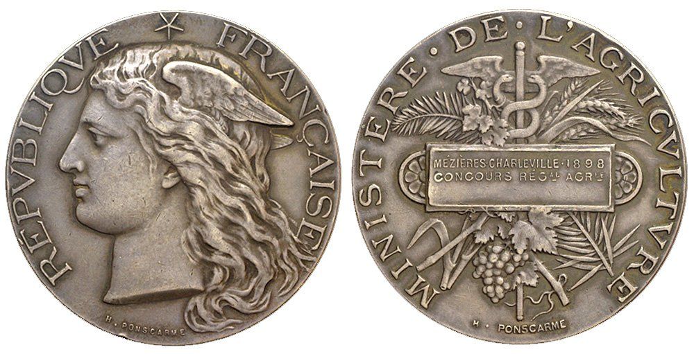 Médailles: Frankreich, Preismedaille 1898 – D'occasion à Chiasso par Novamarketing