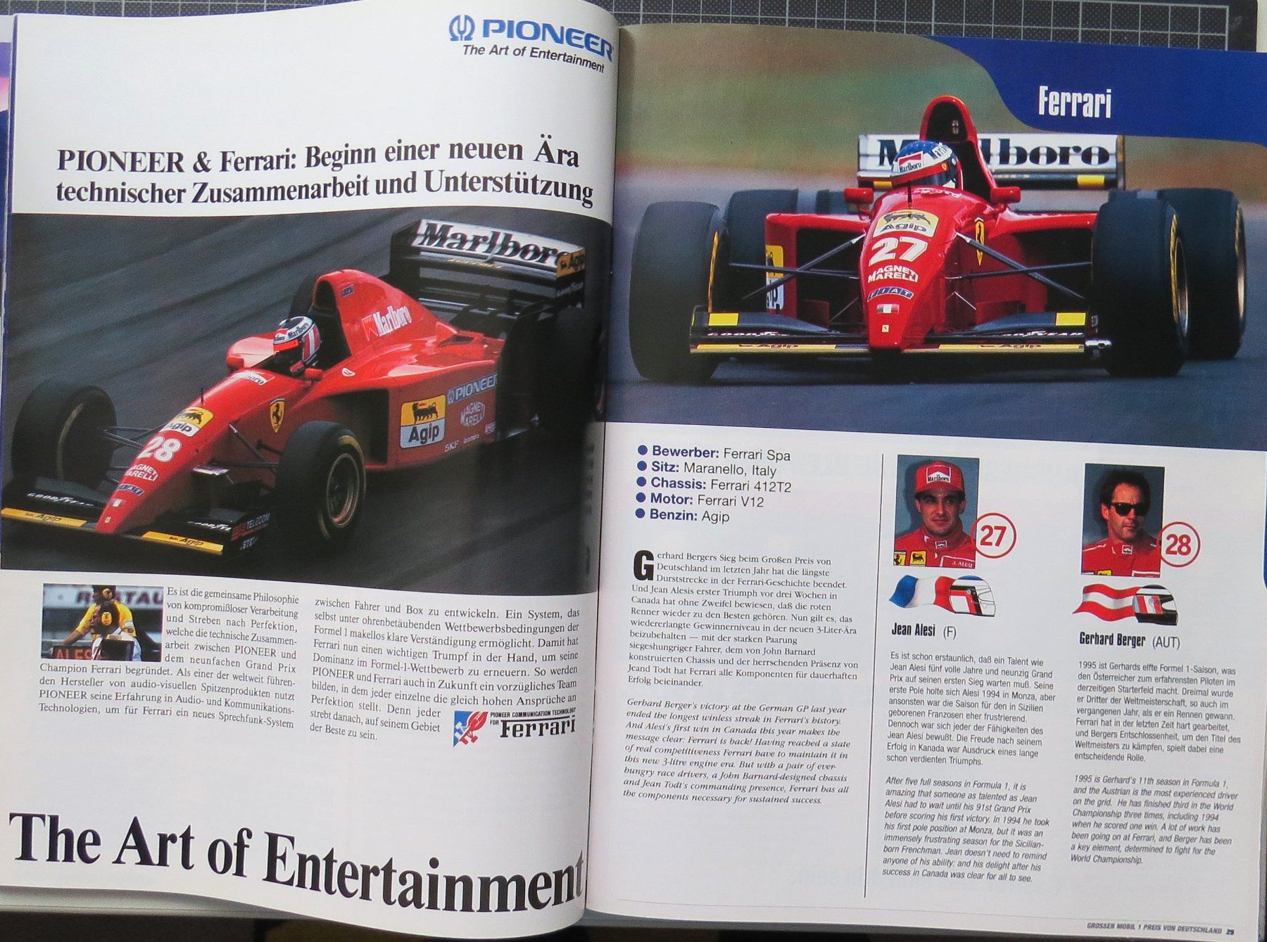 Documenti: Programm Formel 1 in Hockenheim von 1995 – Usato da Ettingen venduto da campione_1 2