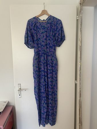 Bimba y Lola Jumpsuit Blumen Lila/Blau, Gr.M