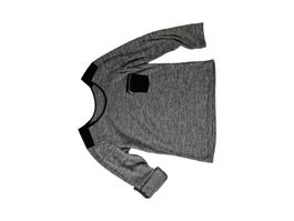 Sweatshirt grau/schwarz für Damen