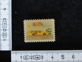 PIN Briefmarke Helvetia PTT Automobilpost 1937-1987 #1068