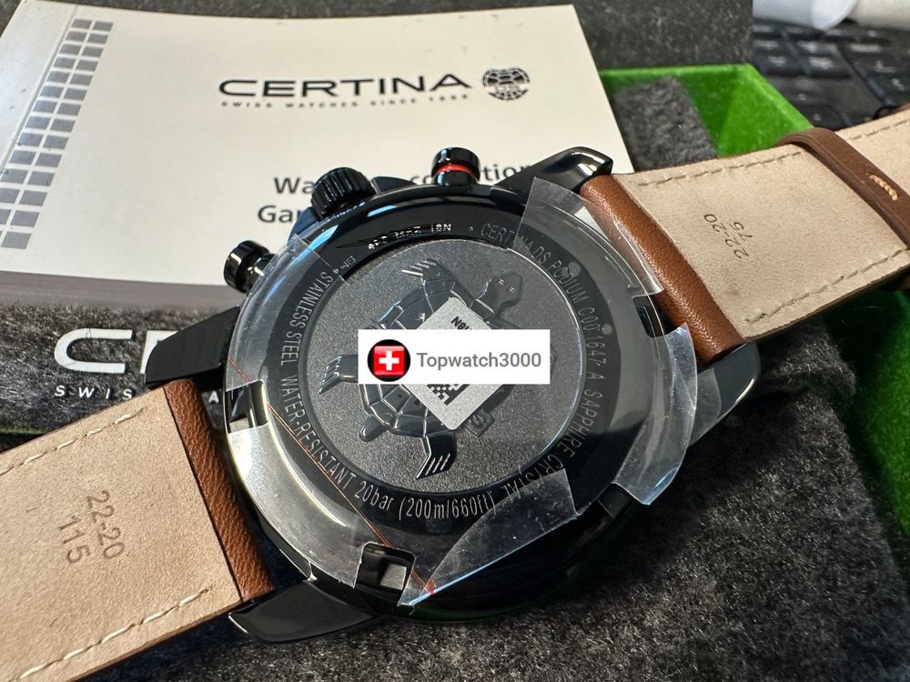 Certina Orologi: Aktion! Certina DS Podium Chronograph neu 890.- mit Garantie – Nuovo e nell'imballaggio originale da Courlevon venduto da Topwatch3000 4