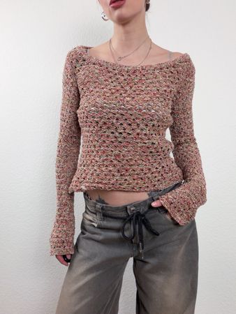 Strickpullover Damen mehrfarbig