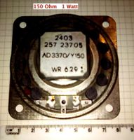 Kleinlautsprecher rund - für Einbau - 150 Ω - 1 Watt - NEU