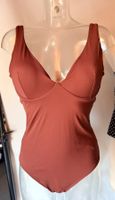 WOMEN'S SECRET, Badekleid mit Push-Up, Grösse XL,Dunkelbraun