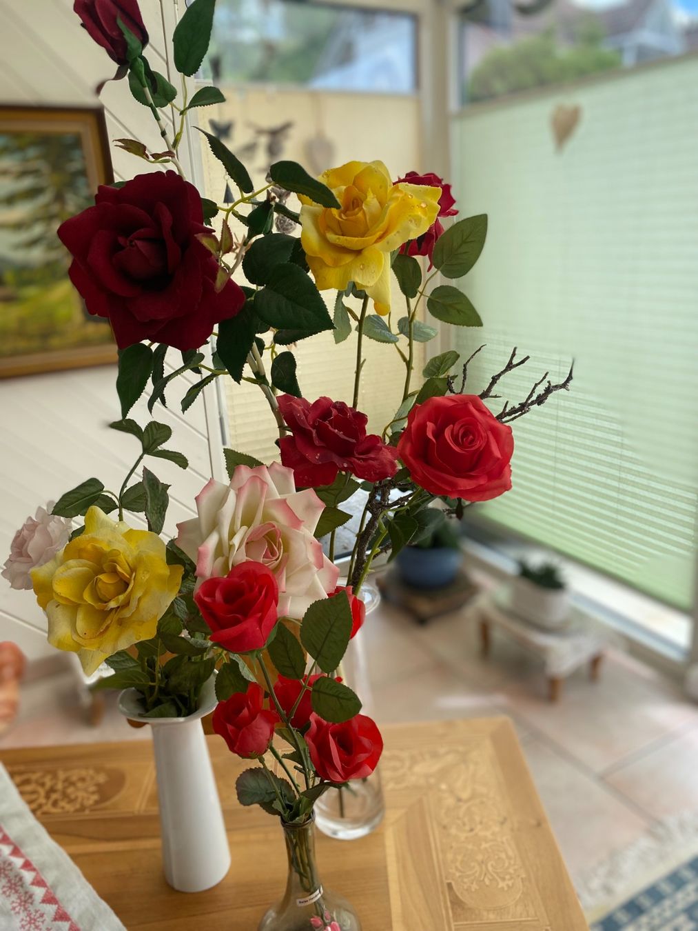 Tutte le decorazioni: künstliche Rosen aus Stoff – Usato da Freienstein venduto da ErnaS01 4