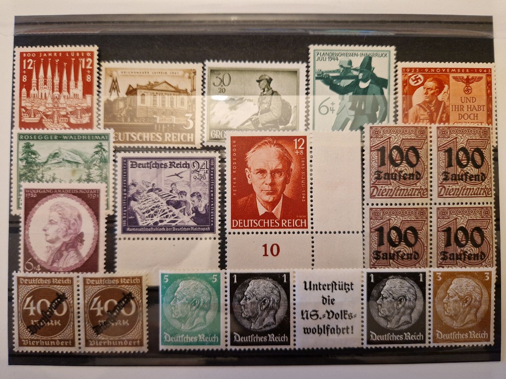 Tutti i francobolli: Deutsches Reich Briefmarken POSTFRISCH – Nuovo (secondo la descrizione) da St. Gallen venduto da Enrico_SG