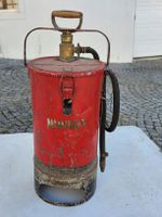 Feuerlöscher Minimax antik rot gebraucht Zustand defekt. 