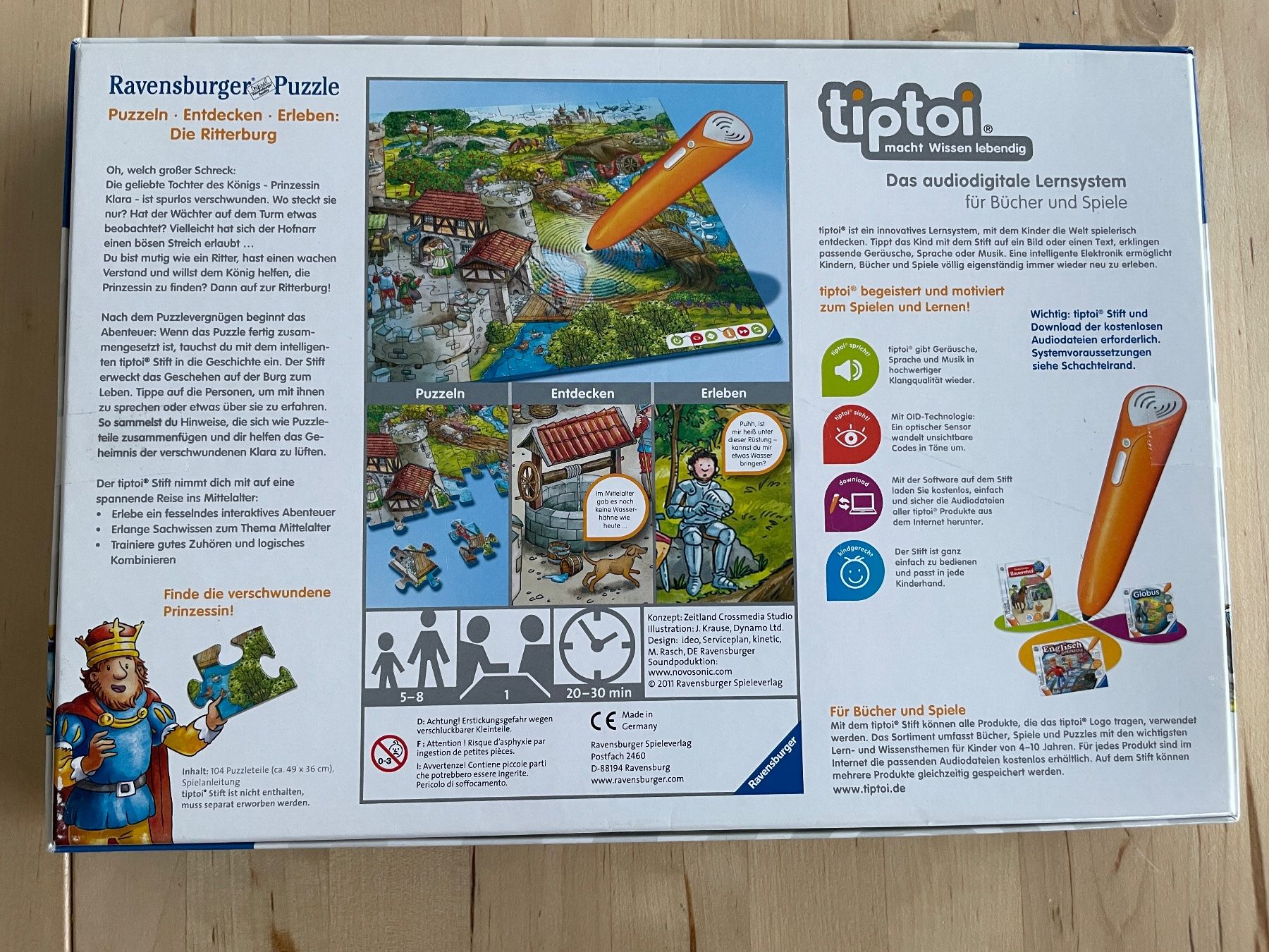 Ravensburger Spiele: Lernspiel  /Puzzle von Tiptoi – Neu (gemäss Beschreibung) aus Bern von Zeiseli 1