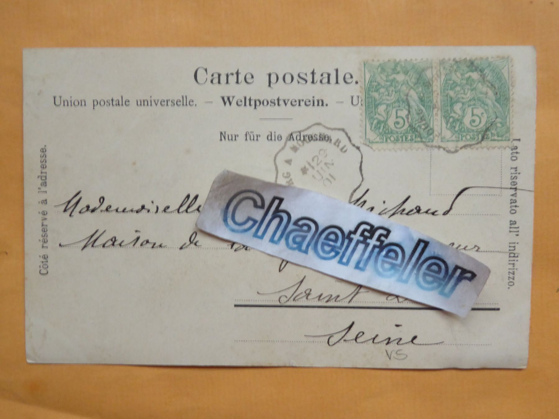 Ansichtskarten: Zermatt et le Cervin – Gebraucht aus Zürich von Chaeffeler 1