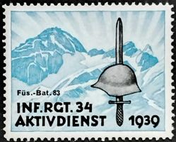 Soldatenmarke 2.WK, Füsilier Batallion 83, Wi Inf 462