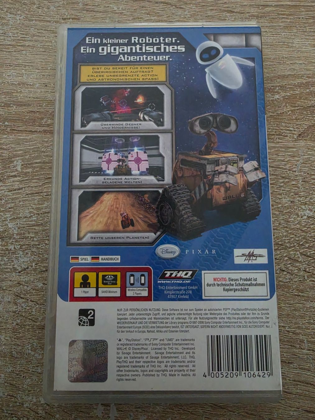 Giochi: Wall E für Sony Playstation Portable – Usato da Sempach venduto da Knuckles17 1