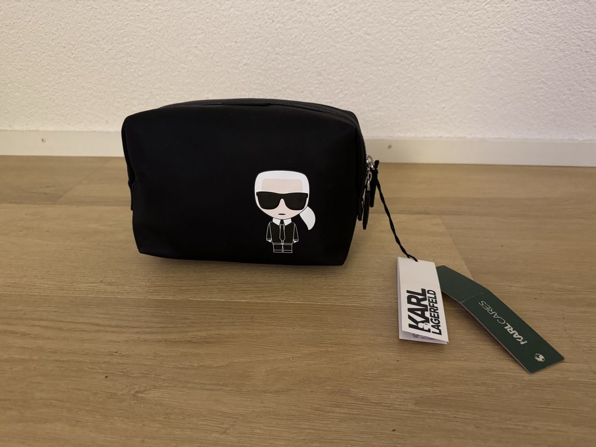 Karl Lagerfeld Custodie per cosmetici: Kulturtasche Karl Lagerfeld Neu – Nuovo e nell'imballaggio originale da Spreitenbach venduto da TheStyleAtelier 1