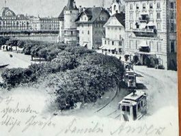 Luzern - 1904 - Trams
