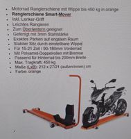 Motorrad Rangierschiene