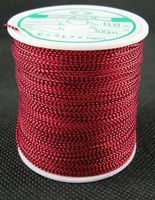 Metallkordel Dunkelrot 0.8mm / 10m