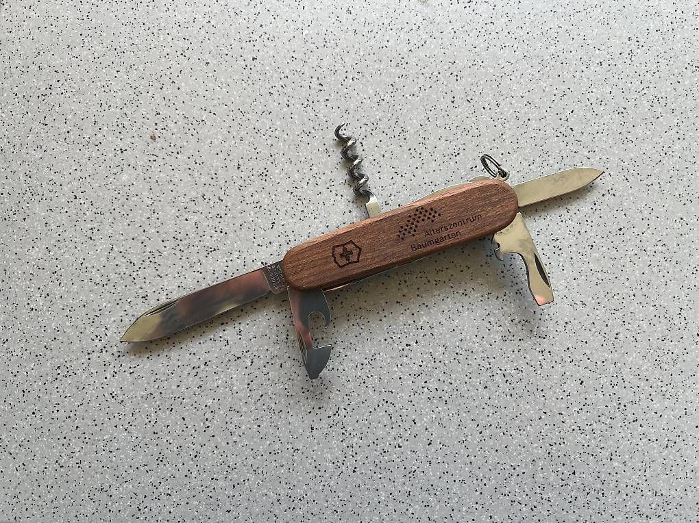 Coltelli tascabile: Sackmesser mit Holz – Nuovo (secondo la descrizione) da Rotkreuz venduto da Vauban 1