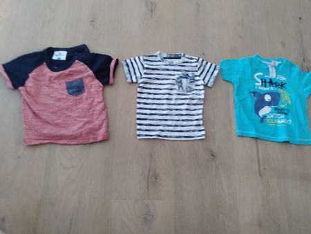 3 T-Shirts für Jungs - Grösse 62/68