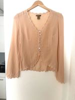 H&M Seidenbluse, Gr. 38, zartes Apricot sehr schön