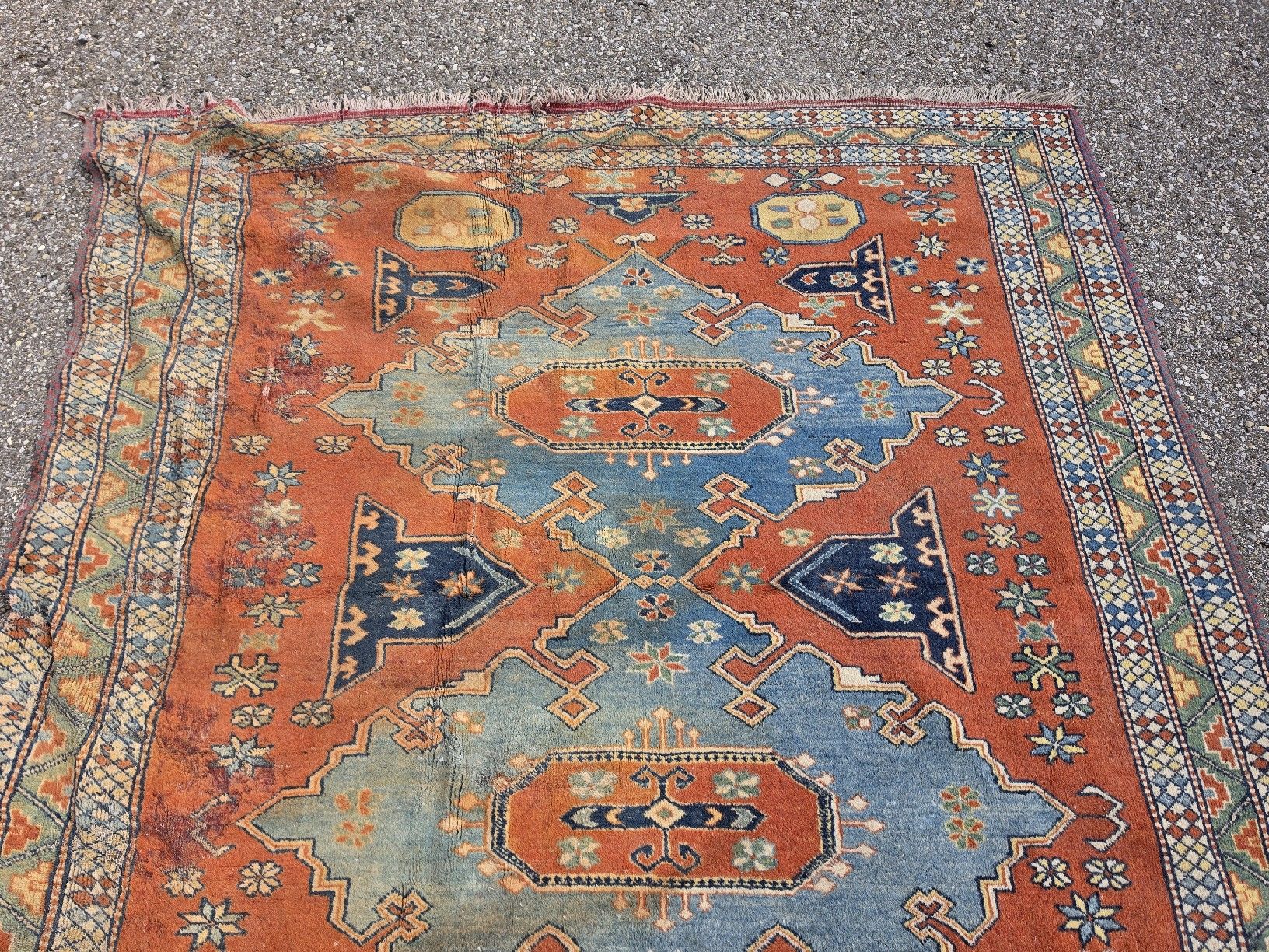 Tappeti: Orientteppich handgeknüpft rot blau  – Usato da Mettlen venduto da elios0888 6