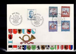 CH FDC Pro Patria Satz 1966